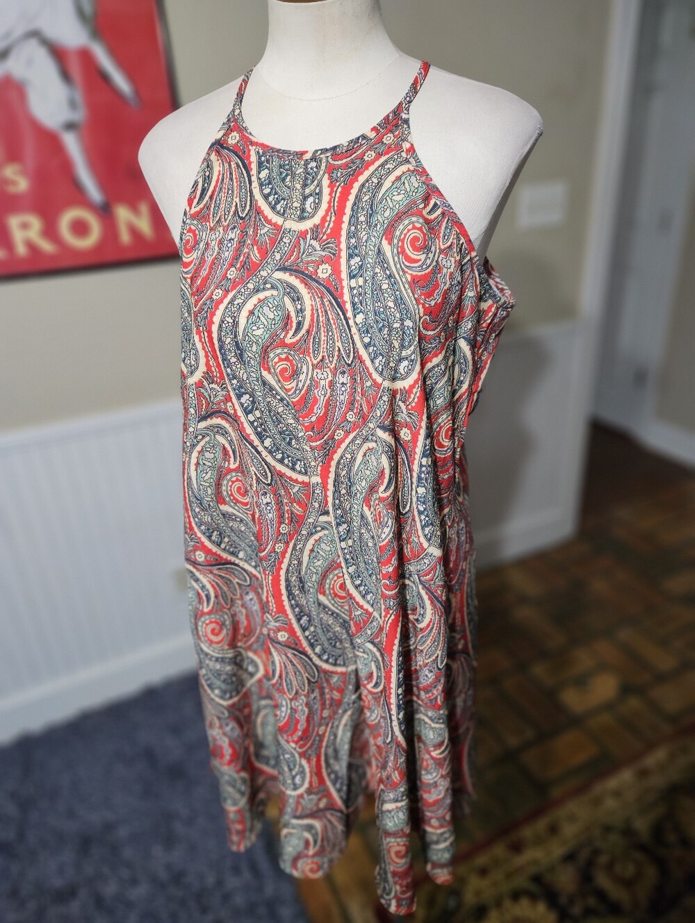 Paisley Boho Dress Medium